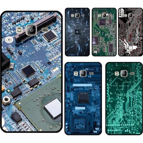 The Integrated Circuit Board Case For Samsung Galaxy J5 J7 J3 J1 2016 A5 A3 2017 J4 J6 J8 A7 A9 A6 A8 Plus 2018 Cover