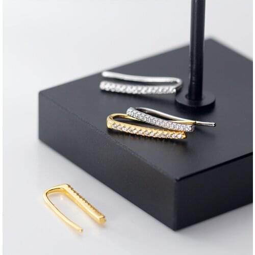 Colusiwei Genuine 925 Sterling Silver Luxury Sparkling Clear CZ Stud Earrings for Women Wedding Engagement Statement Jewelry