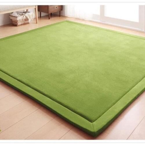 Child Thick Game Rugs Coral fleece velvet decorate bedroom carpets for living room Rug Kids play Crawl large Area Soft Carpet