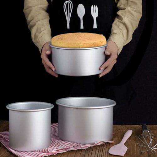 6/8/10 Inch Round Aluminum Alloy Die Cake Mold Cake Tool Heightened Removable Mold Baking Tool Mould Pan Bakeware Tool