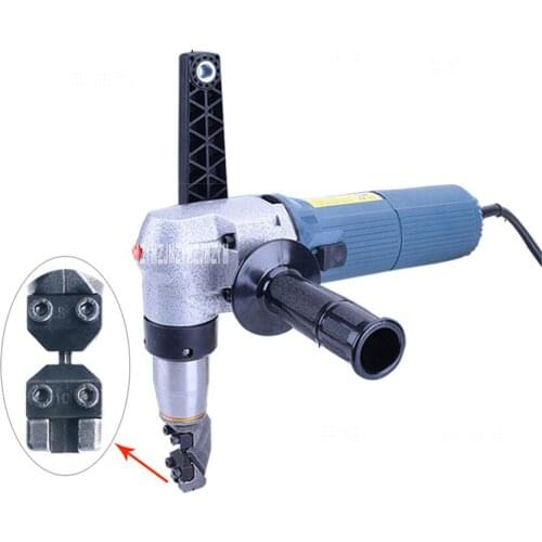 YT-200E5050 Electric Nibbler Sheet Metal Cutter Metal Sheet Nibbler Stainless Steel Plate Iron Sheet Curve Cutting Machine