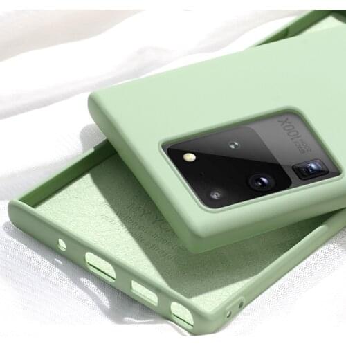 Skin-friendly Case For Samsung Galaxy S20 Ultra Liquid Silicone Cases For Samsung Galaxy S20 Ultra Slim Soft TPU Cover Capas S20