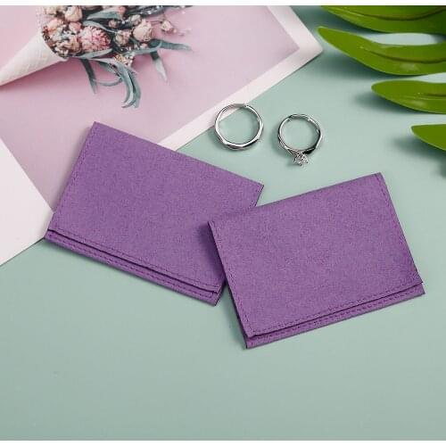 Microfiber Envelope Bag Jewelry Packaging Pouches for Rings Earings Necklace Luxury Jewellery Christmas Wedding Favor Gift Bag