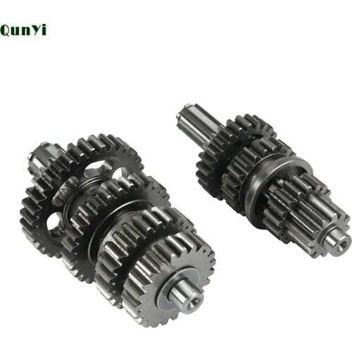 LF125 Transmission Gear Box Main Counter Shaft Assy For lifan 125 1P52FMI 125cc Horizontal Engine kayo BSE Dirt Pit Bike Parts