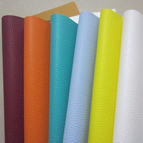 6pcs A4 sheet 21 X 30cm Litchi PU leather faux leather for sewing DIY CN103