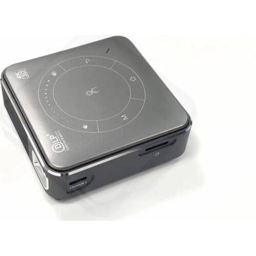 Hot sales 4K Mini DLP 3D Projector P11 with Wifi Android for business home gray 2+16GB