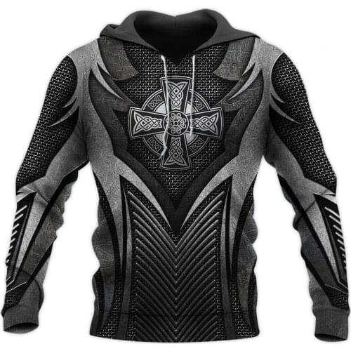 Viking Armor Warrior Knight 3D Jacket Men/women Harajuku Hoodie Unisex Casual Streetwear Sweatshirt Pullover Sudadera Hombre C19