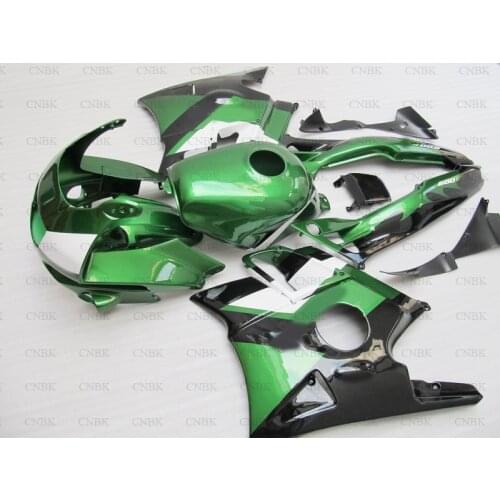 Motorcycle Fairing for CBR600 F2 91 92 CBR600 F2 Fairing Kits 1994 CBR 600 F2 Motorcycle Fairing 1991 - 1994 Green Black
