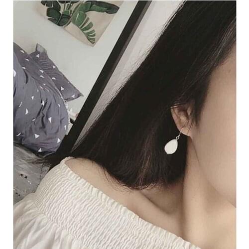 Charm opposite sex pearl Fashion water drop clip on Earrings For Woman No Pierced Party Charm Ear Clip Jewelry