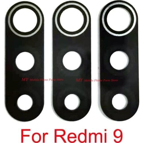 10 PCS New Rear Camera Glass Lens Cover For Xiaomi Redmi 9 Redmi9 Back Camera Lens Glass With Glue Sticker Replacement Parts