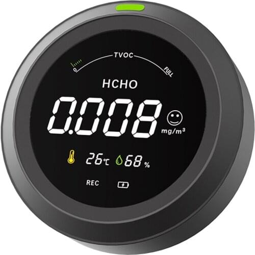 Air Quality Tester BT Formaldehyde Detector PTH-3M High Sensitive Poisoning Alarm Detector TVOC Gas Monitor Humidity Temperature