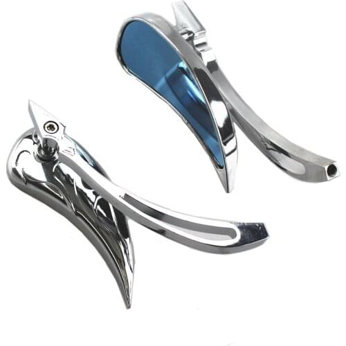 Universual Motorcycle Mirror 8mm 10mm Rearview Mirrors For Harley Electra Road Glide Fatboy XL1200X XL883N VRSCDX FLHR Sportster