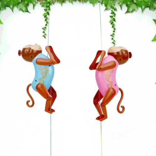 Pull-and-Climb Baby Monkey Toy Fun Interactive Toy For Toddlers Climbing Little Monkey Toy Child Tease Baby Creative Pull