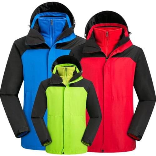 Family Matching Jacket Outfits Autumn Winter Outdoor Heated Waterproof Jacket Women Men Plus Size Cold-proof Warm Work Clothes