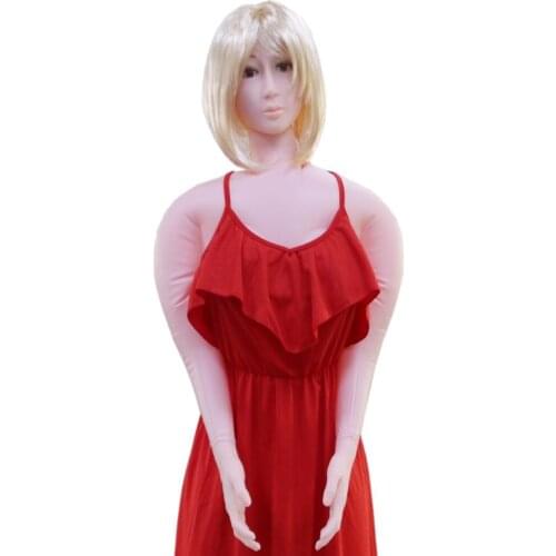 150CM TPR Seamless PVC Inflatable female mannequin body hand Medical Inflatable maniqui for cloth Panties transparent doll D087