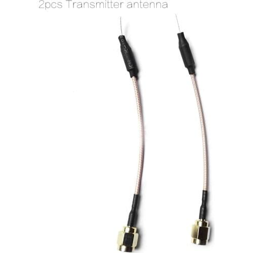 2pcs High Quality 5.8g Transmitter Receiver Antenna RP-SMA/SMA for FPV Race Drone Spare Parts