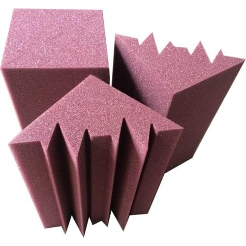 4 PCS ACOUSTIC STUDIO BASS TRAP IN BURDUNDY COLOR BEST PRICE AND GOOD QUALITY