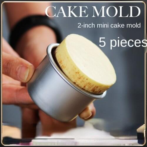 5PCS Cake Mold Removable Non-stick Round DIY Cake muffin Baking Mold Mould Tool Set Cake Decorating Tool