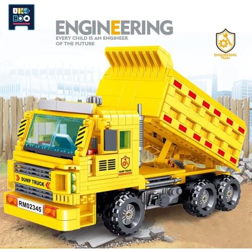 755pcs Technical Engineering tipper car Building Blocks City Construction Vehicle Car Bricks Toys Fof Children Gift