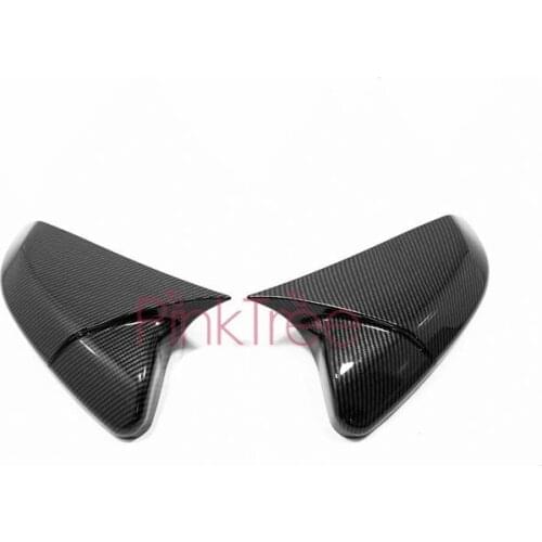Accessory For Honda Civic 2016 2017 2018 Carbon Fiber Color Chrome Side Door Mirror Cover Car Styling Tuning