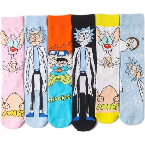 Anime Funny Cute Friendship sock Cosplay Superhero Cotton cartoon personality tube socks trend stockings comics socks prop
