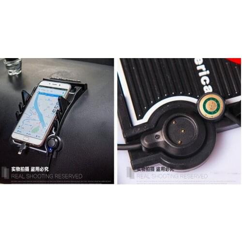 Car Styling Molding Charger Anti Slip Pad For Renault Duster Espace 4 5 Kadjar Koleos 1 2 KWID Megane 3 4 Scenic 3 4 Accessories