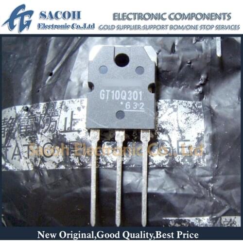 Free Shipping 10Pcs GT10Q301 or GT10Q101 or GT8Q101 TO-3P 10A 1200V HIGH POWER SWITCHING IGBT