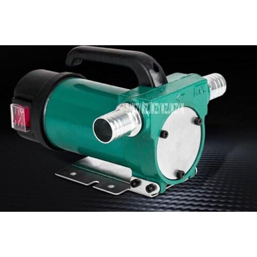 YB-01 Small Refueling Pump Electric Automatic Oil/Diesel Fuel Transfer Pumping Pump Oil Suction Pump 12V/24V/220V 10-15m 45L/min