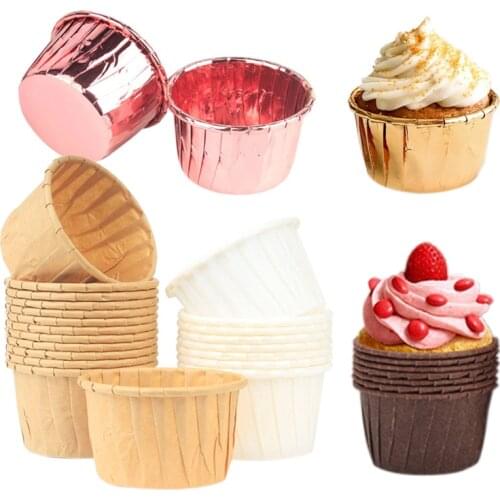Cupcake mold for baking accessories Pastry forms paper cups tools pastries and patisserie Candies and sweets muffin set Molds