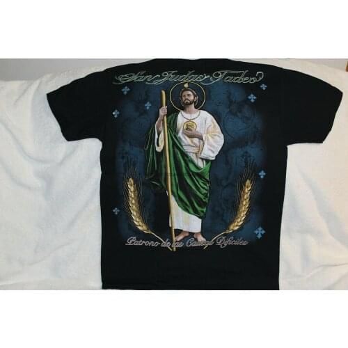 SAN JUDAS TADEO SAINT JUDE JUDAS THADDEUS CROSS T-SHIRT