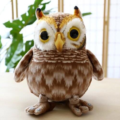 Simulation Owl Doll Children Plush Stuffed Toy Birthday Gifts