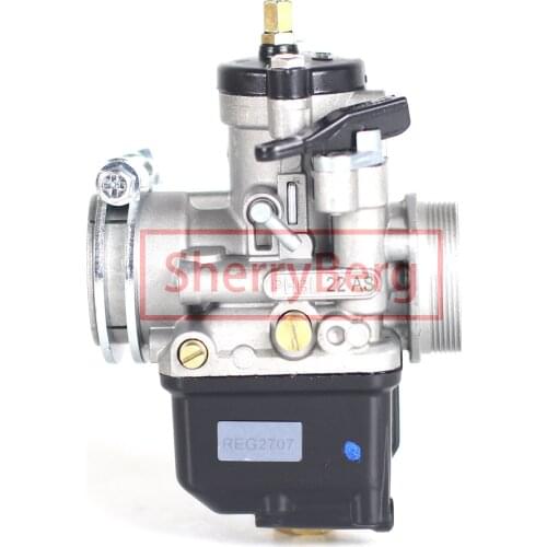 SherryBerg Carb Carburettor Carburador Replace for Dellorto Carburetor PHBL 22 AS PHBL22AS 2.T L.Fl.Kl. FOR VESPA, Montesa, ETC