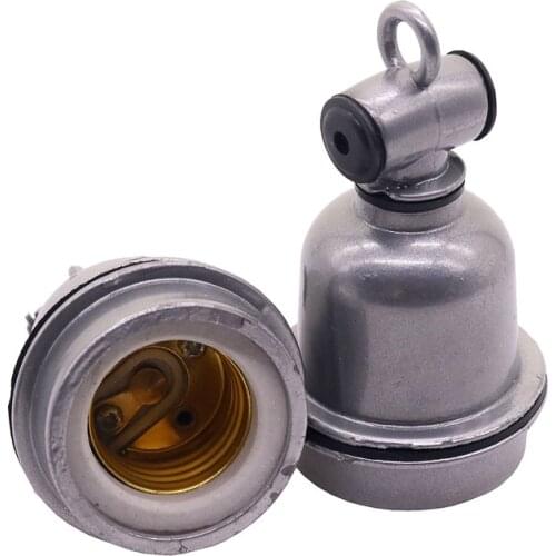 1pcs International Standard Ceramics E27 Lamp Cap Lighting Accessories Farm Heating Tee Suspension Spiral Electric Light Socket