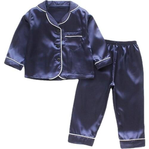 Summer Spring Baby Girls Clothes Suit Children Sleepwear Boys Fashion Shirt Pants 2Pcs/Set Toddler Casual Costume Kids Pajamas