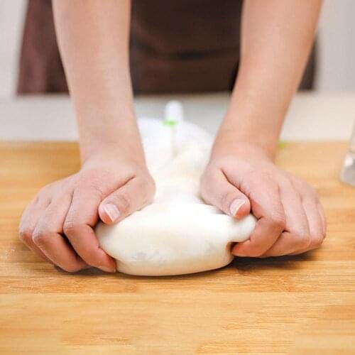Kneading Dough Bag Non-stick Easy Clean Flour Mixing Bag Silicone High Flexibility Durable Dough Preservation Bag