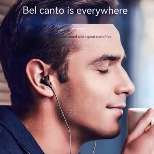 M18 Goss Metal Universal Earphone With Mic Listens To Music And Calls 3.5mm Plug, Good Sound Quality Button Control