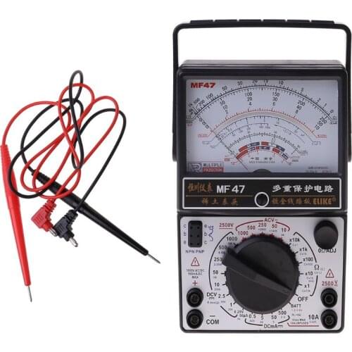 Mechanical Pointer Type Multimeter Measurement AC DC Ohmmeter MF47/JO411 Tester Dropship