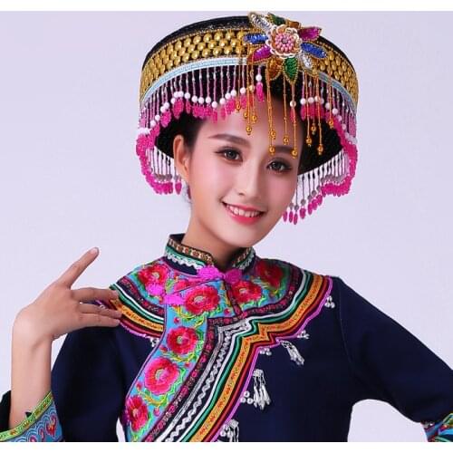 New sexy fashion chinese Miao national minority hat women free shipping hot sale