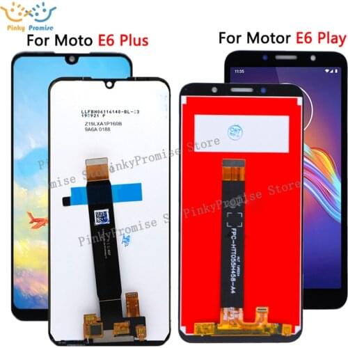 Original For Motorola Moto E6 Plus PAGA0004 LCD E6 Play Display Touch Screen Sensor Digiziter Assembly New For moto E6 Plus LCD