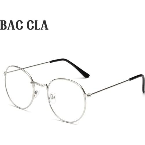 BAC CLA Oval Metal Reading Glasses Clear Lens Men Women Presbyopic Glasses Optical Spectacle Eyewear Prescription 0 To +350 +4.0