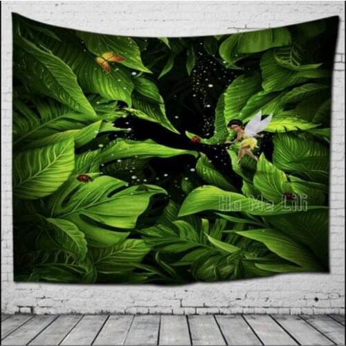 Palm Leaf Tropical Tapestry Wall Hanging Abstract Art Hawaiian Home Wall Decoration