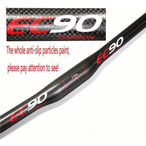 EC90hanelebar flat Carbon Handlebar 3K Full Bike Bicycle Handlebar MTB Handlebar 31.8mm600-720mmWhole grain paint. New design. U