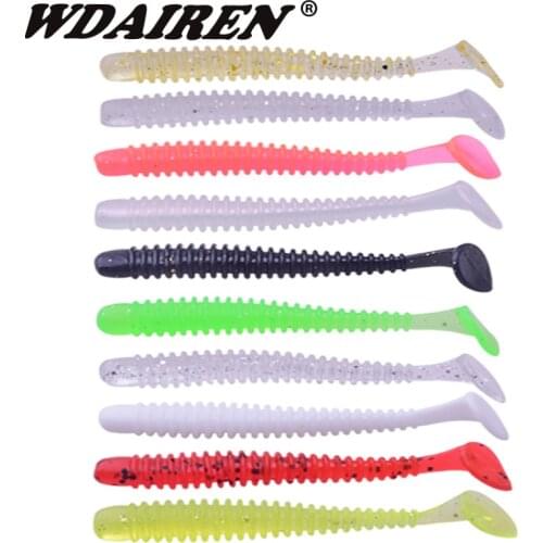10pcs/lot fishing lure 70cm 2g Saturn Worm Wobblers Silicone Soft Lure Carp Swimbaits Artificial Soft Lures for Fishing Peche