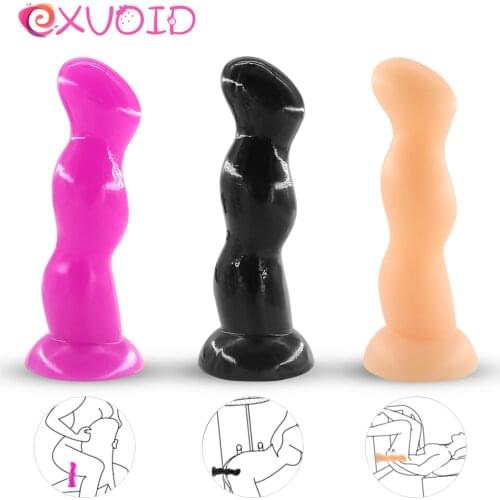 EXVOID Smooth Butt Plug Vagina Dilator Sex Toys for Woman Men Prostate Massager Realistic Dildos Anal Plug Big Anal Beads
