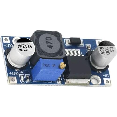 HW-677 Q65 48V Adjustable Step-down Module DC-LM2596HVS Input 4.5-50V Voltage Converter Stabilizer Power Supply Buck Module