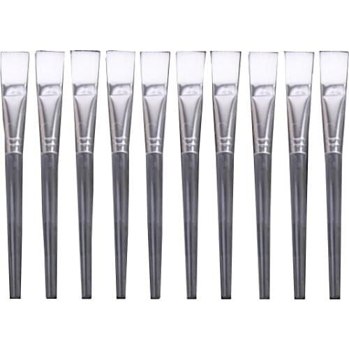 10pcs Facial Face Mask Brush Premium Soft Face Brushes Applicator for Applying Eye Peel Serum or DIY Needs