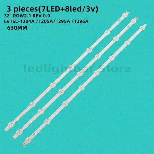 630mm3pcs 30pcs ledbacklight for LG 32"TV 6916L-1295A 32" ROW2.1 32LN5100 32LN545B 32LN5180 32LN520B 32LN541V 32LN5403 32LN540V