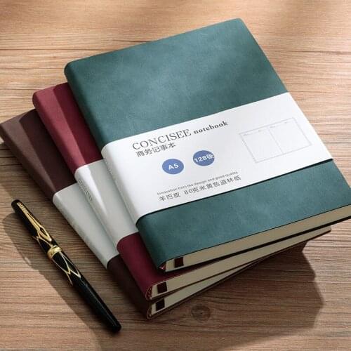 Notebook Ultra-thick Thickened Notepad Business Work Meeting Record Book Office Diary Sketchbook Students Cute