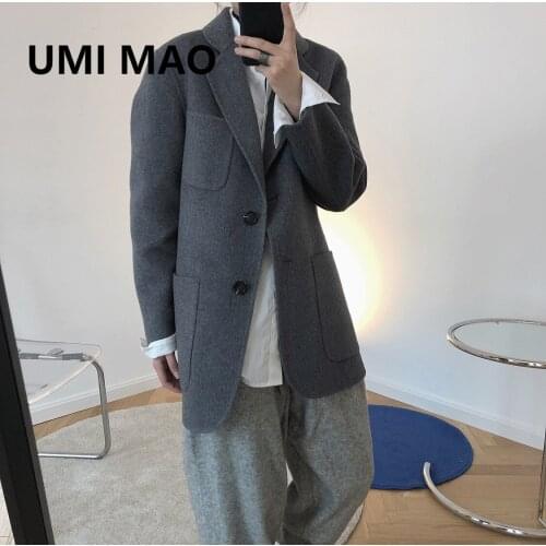 Женские шерстяные пиджаки UMI MAO China At AliExpress