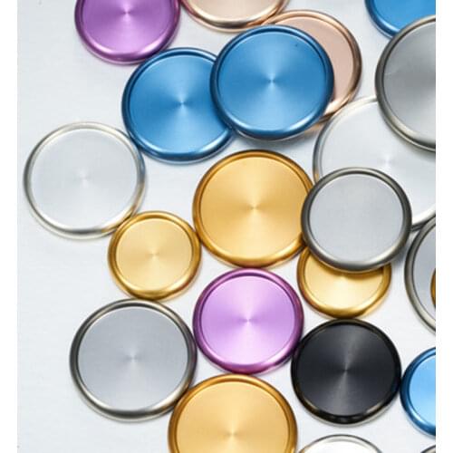 Yiwi 13 Pieces of Metallic Discs for Disc Bound Notebook Mushroom Hole Disc Binding Ring Happy Planner Binder Accessories